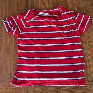 red striped shirt